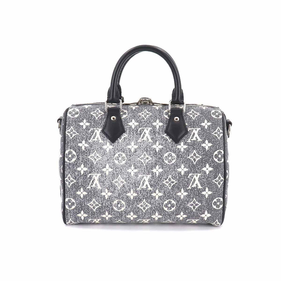 Louis Vuitton Monogram Jacquard Denim Speedy Bandouliere 25 2way Shoulder Bag