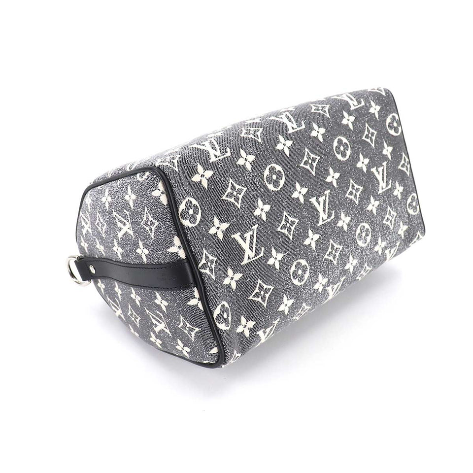 Louis Vuitton Monogram Jacquard Denim Speedy Bandouliere 25 2way Shoulder Bag