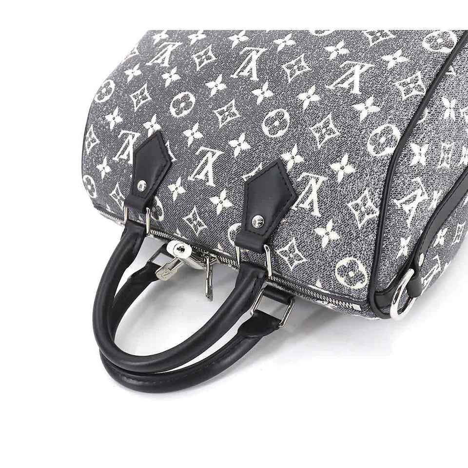 Louis Vuitton Monogram Jacquard Denim Speedy Bandouliere 25 2way Shoulder Bag