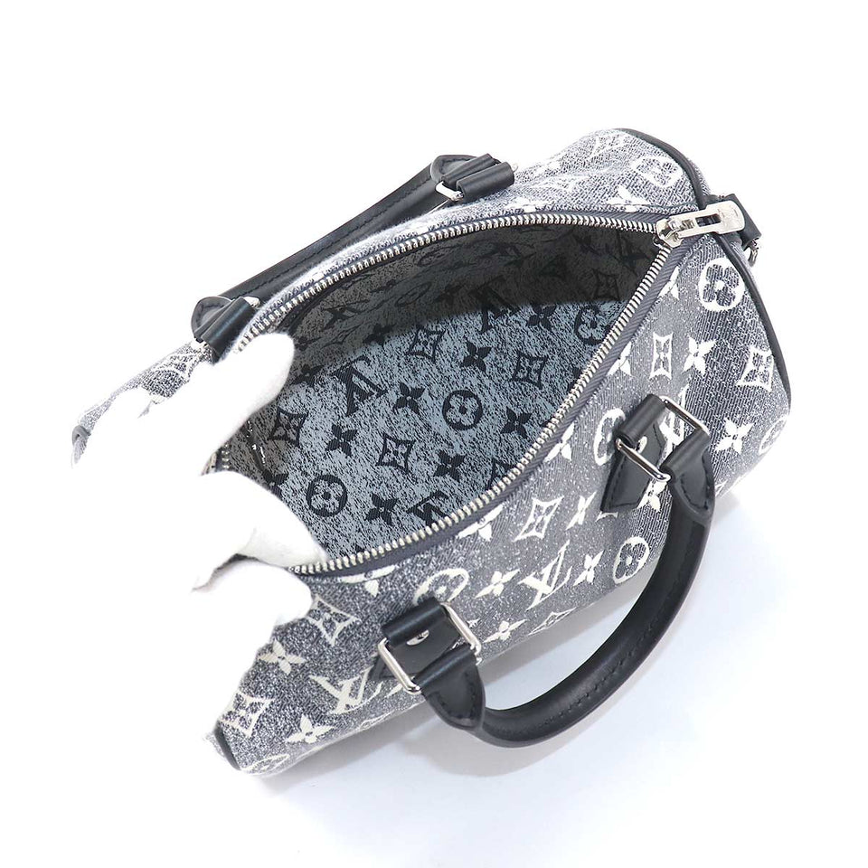 Louis Vuitton Monogram Jacquard Denim Speedy Bandouliere 25 2way Shoulder Bag