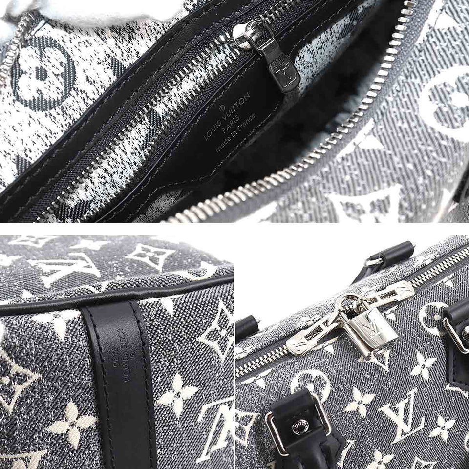 Louis Vuitton Monogram Jacquard Denim Speedy Bandouliere 25 2way Shoulder Bag