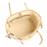 Louis Vuitton Damier Azur Neverfull PM Tote Bag White