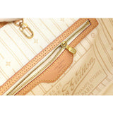 Louis Vuitton Damier Azur Neverfull PM Tote Bag White