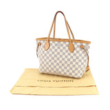 Louis Vuitton Damier Azur Neverfull PM Tote Bag White