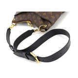 Louis Vuitton Monogram Odeon NM MM Shoulder Bag Brown Noir Crossbody
