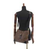 Louis Vuitton Monogram Odeon NM MM Shoulder Bag Brown Noir Crossbody