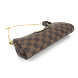 Louis Vuitton Damier Eva 2way Hand Shoulder Bag Ebene Brown