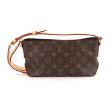 Louis Vuitton Monogram Trotter Shoulder Bag Brown
