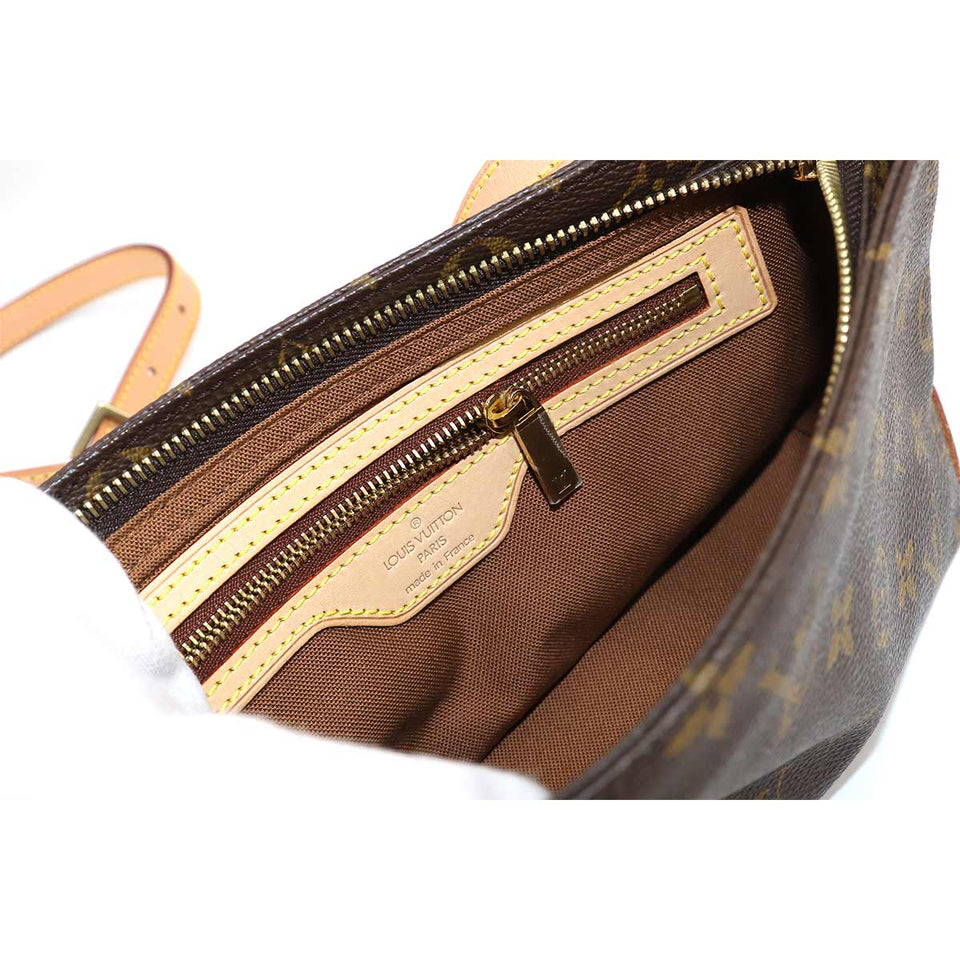 Louis Vuitton Monogram Trotter Shoulder Bag Brown