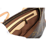 Louis Vuitton Monogram Trotter Shoulder Bag Brown