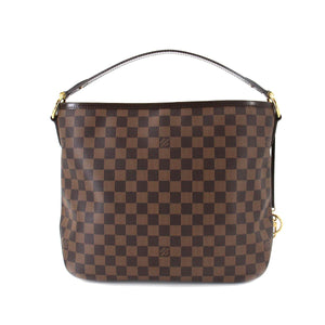 Louis Vuitton Damier Delightful PM Shoulder Bag Ebene Brown