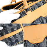 Louis Vuitton Monogram Denim Raye GM Shoulder Bag Canvas Blue