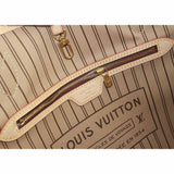 Louis Vuitton Monogram Neverfull MM Tote Bag Brown Beige