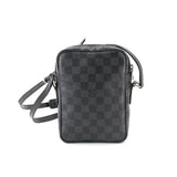 Louis Vuitton Damier Graphite Rem Shoulder Bag Black Gray
