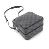 Louis Vuitton Damier Graphite Rem Shoulder Bag Black Gray