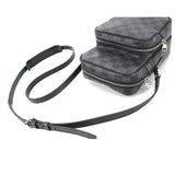 Louis Vuitton Damier Graphite Rem Shoulder Bag Black Gray