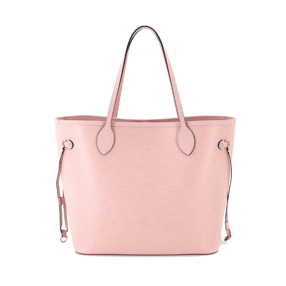 Louis Vuitton Epi Neverfull MM Tote Bag Rose Valerine