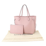 Louis Vuitton Epi Neverfull MM Tote Bag Rose Valerine