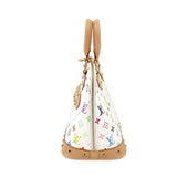 Louis Vuitton Monogram Multicolor Alma Hand Bag White