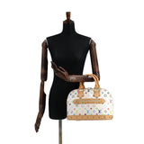 Louis Vuitton Monogram Multicolor Alma Hand Bag White