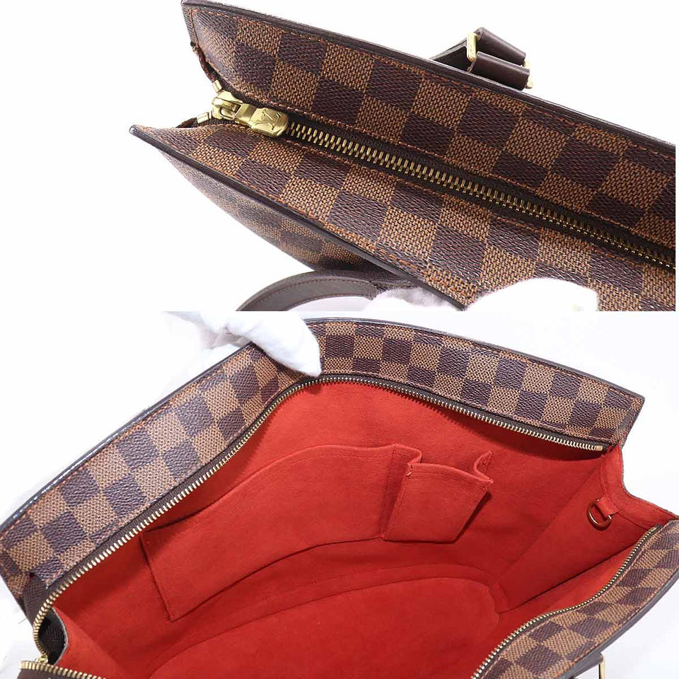Louis Vuitton Damier Babylon Tote Bag Ebene Brown