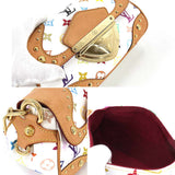Louis Vuitton Monogram Multicolor Marilyn Hand Bag Leather Bronze White