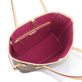 Louis Vuitton Monogram Neverfull PM Tote Bag Brown Pivoine