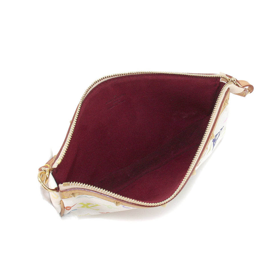Louis Vuitton Monogram Multicolor Pochette Accessoire Hand Bag Bron