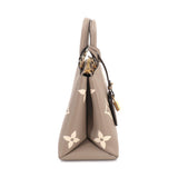 Louis Vuitton Bicolor Monogram Emplant Petit Palais PM 2way Shoulder Bag Leather