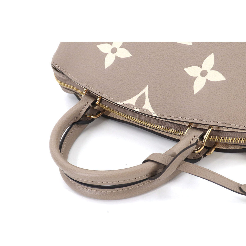 Louis Vuitton Bicolor Monogram Emplant Petit Palais PM 2way Shoulder Bag Leather