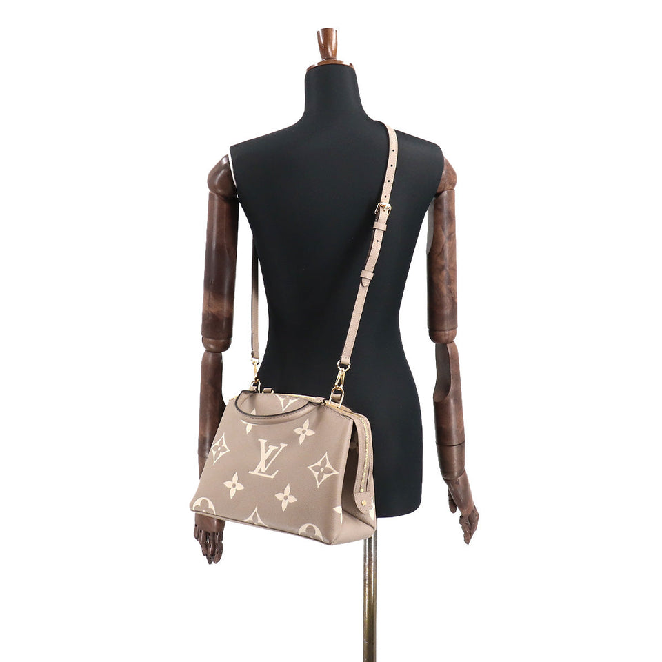 Louis Vuitton Bicolor Monogram Emplant Petit Palais PM 2way Shoulder Bag Leather