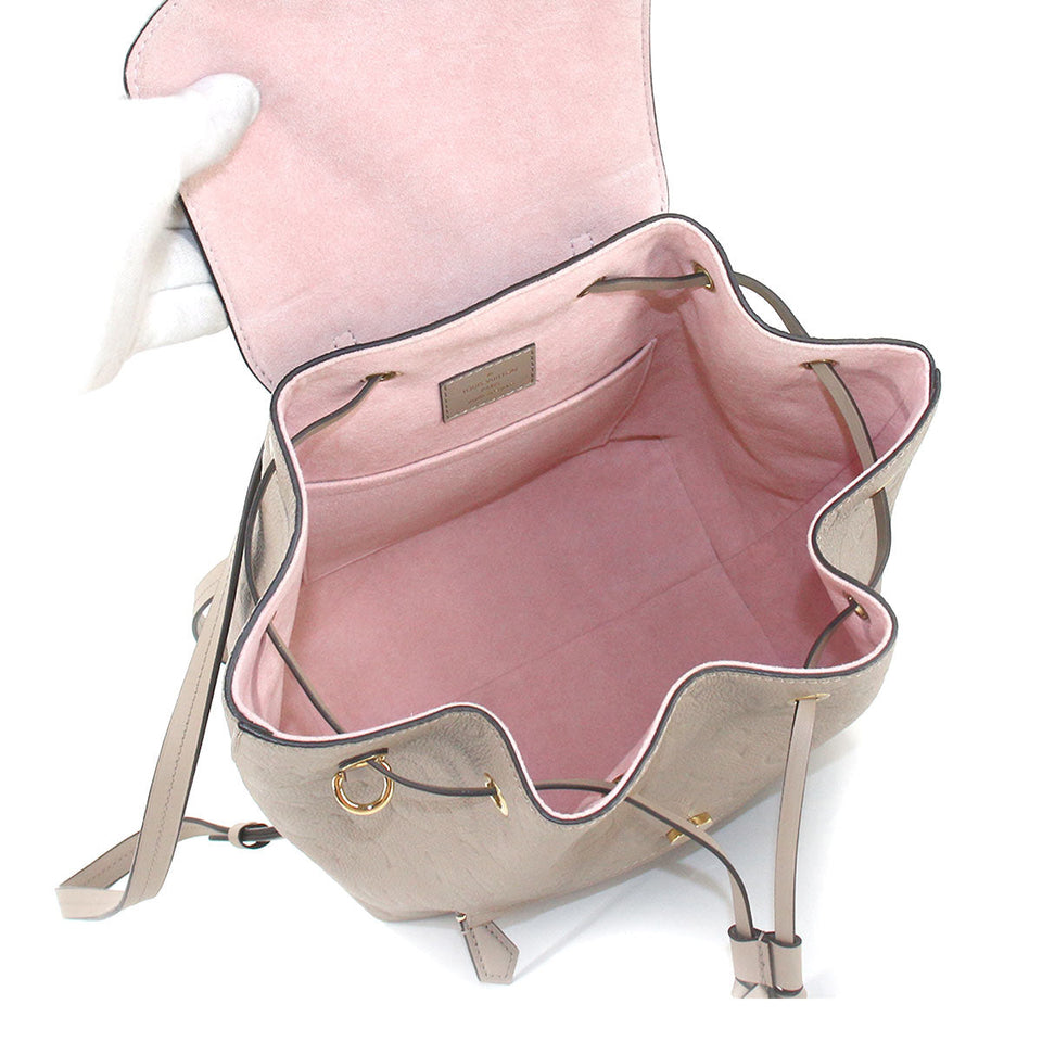 Louis Vuitton Monogram Implant Montsouris PM Backpack Leather