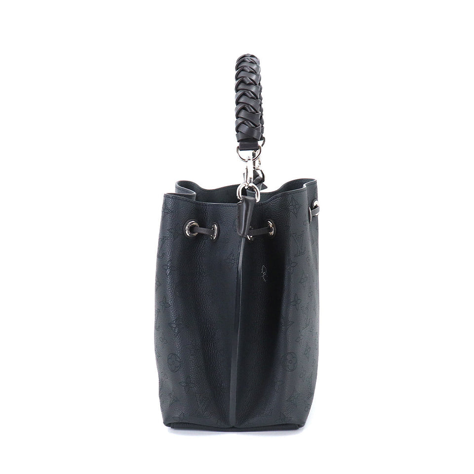 Louis Vuitton Mahina Muria 2way Hand Shoulder Bag Leather Noir
