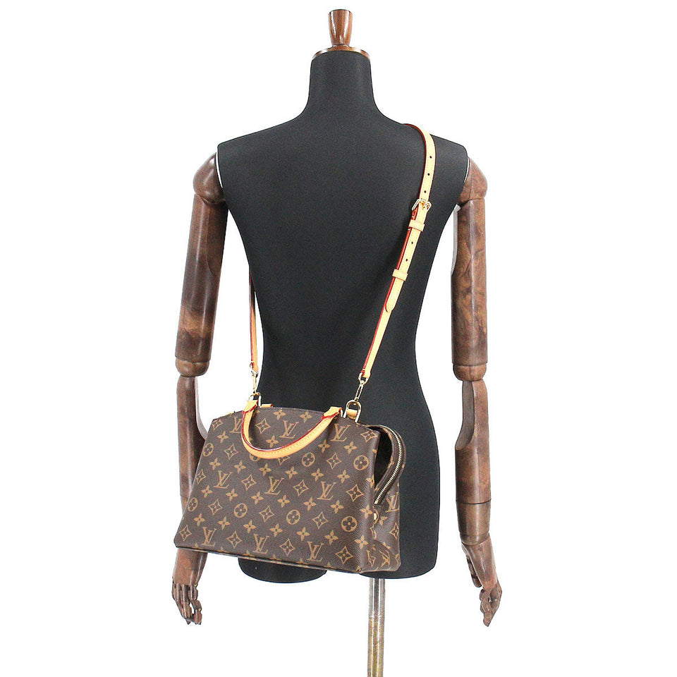 Louis Vuitton Monogram Petit Palais PM 2way Shoulder Bag Brown