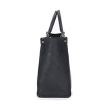 Louis Vuitton Monogram Implant Onthego MM 2way Tote Bag Noir
