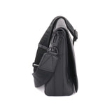 Louis Vuitton Aerogram Takeoff Messenger Shoulder Bag Leather Black