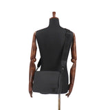 Louis Vuitton Aerogram Takeoff Messenger Shoulder Bag Leather Black