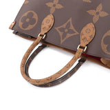 Louis Vuitton Giant Monogram Onthego GM 2way Tote Shoulder Bag Brown