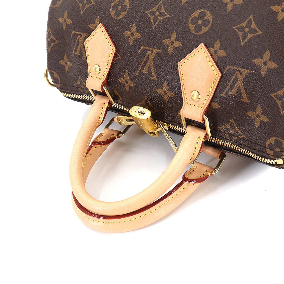 Louis Vuitton Monogram Speedy Bandouliere 25 2way Shoulder Bag Brown