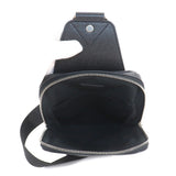 Louis Vuitton Taiga Avenue Sling Body Bag Leather Black