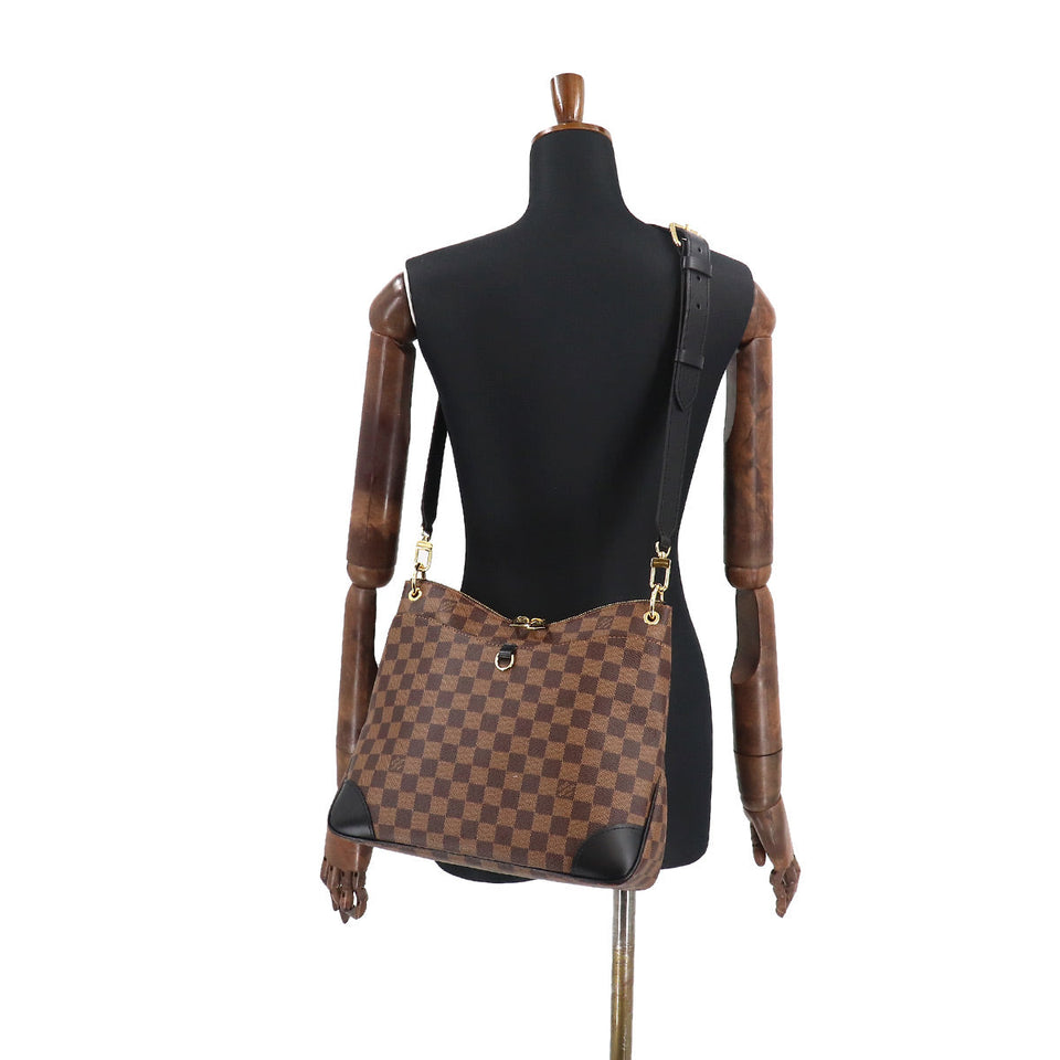 Louis Vuitton Damier Odeon NM MM Shoulder Bag Noir Crossbody
