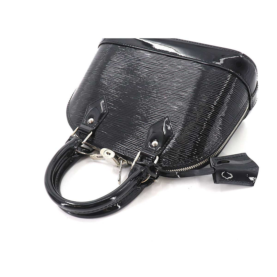 Louis Vuitton Epi Electric Alma BB 2way Shoulder Bag Leather Noir