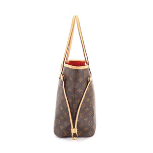 Louis Vuitton Monogram Neverfull MM Tote Bag Brown
