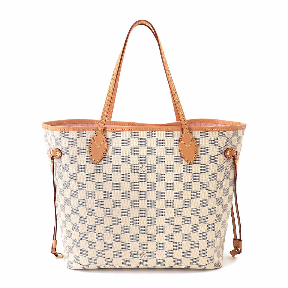 Louis Vuitton Damier Azur Neverfull MM Tote Bag