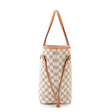 Louis Vuitton Damier Azur Neverfull MM Tote Bag
