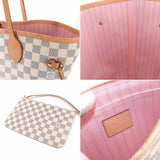 Louis Vuitton Damier Azur Neverfull MM Tote Bag