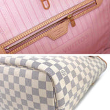 Louis Vuitton Damier Azur Neverfull MM Tote Bag