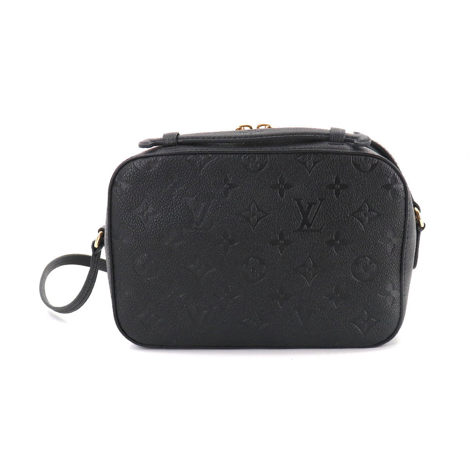 Louis Vuitton Monogram Emplant Saintonge 2way Shoulder Bag Leather Noir Black