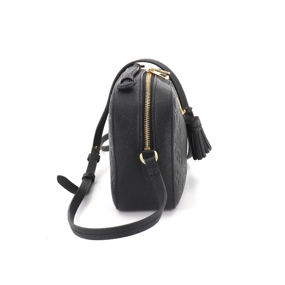 Louis Vuitton Monogram Emplant Saintonge 2way Shoulder Bag Leather Noir Black