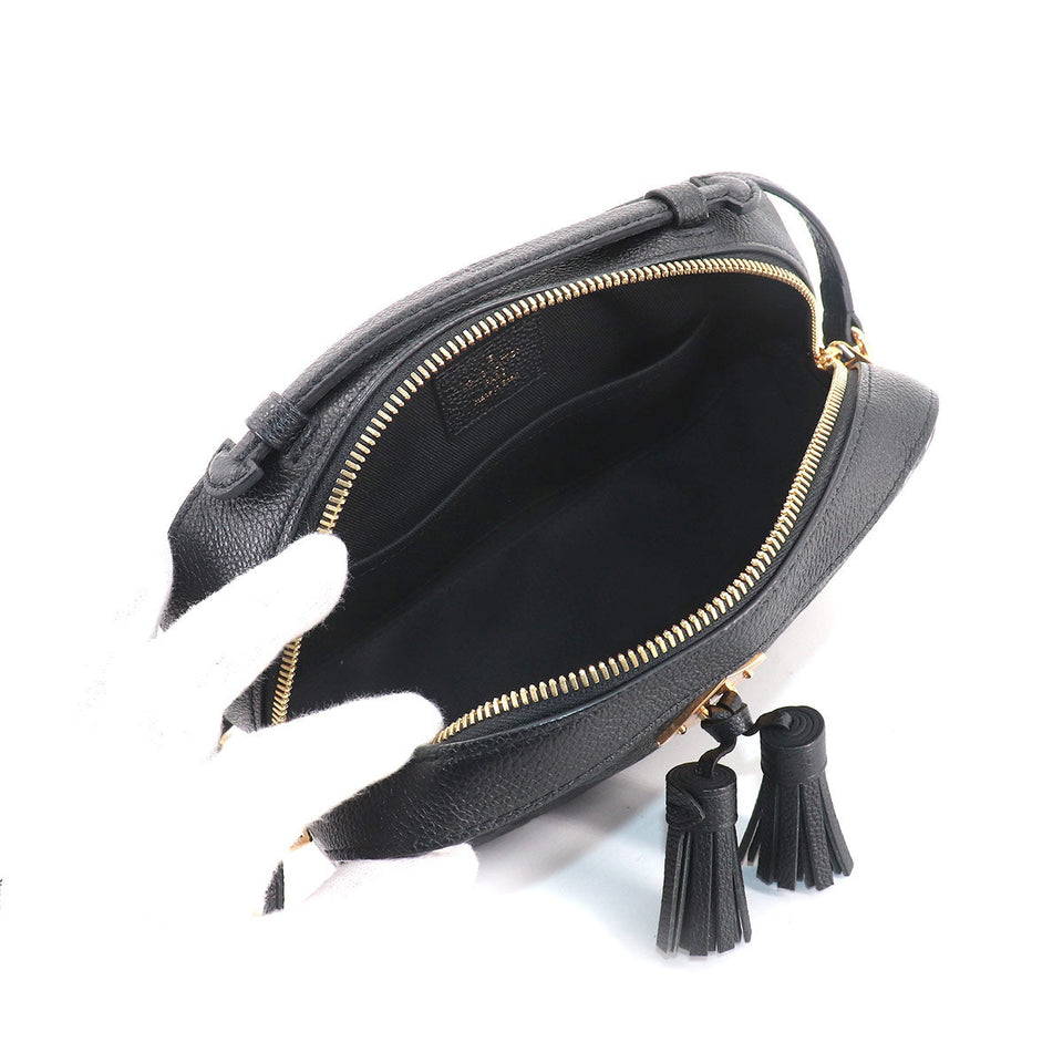 Louis Vuitton Monogram Emplant Saintonge 2way Shoulder Bag Leather Noir Black